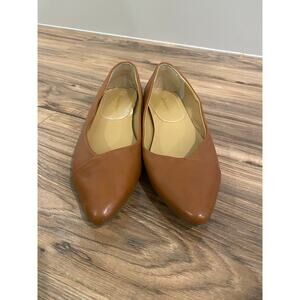 Ladies FunkyMonkey Women’s Slip-On Pointed Toe Flats US 7 Caramel brown flats